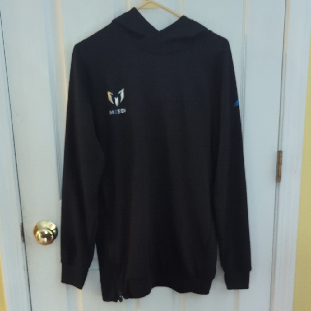 Leonel Messi Adidas Blue and Gray Athletic Shirt